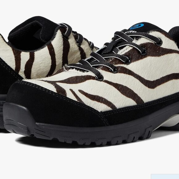 Shoes - Womens Nautilus Safety Footwear Spark CT Zebra Stripe size 6.5